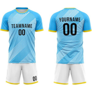 High Quality Customizable Automated Cutting Heat-Transfer Printed Soccer Jersey Unisex Top-Notch Sports Training Set OEM Service